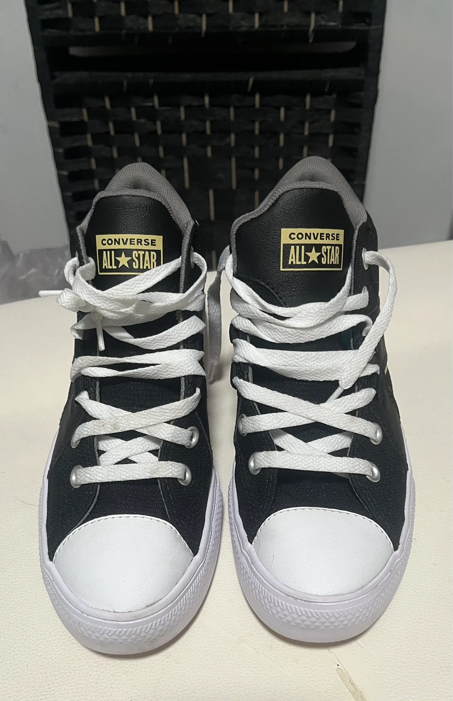 Converse All Star Sneakers - Black/White - Men's Size 8.5 - photo 2