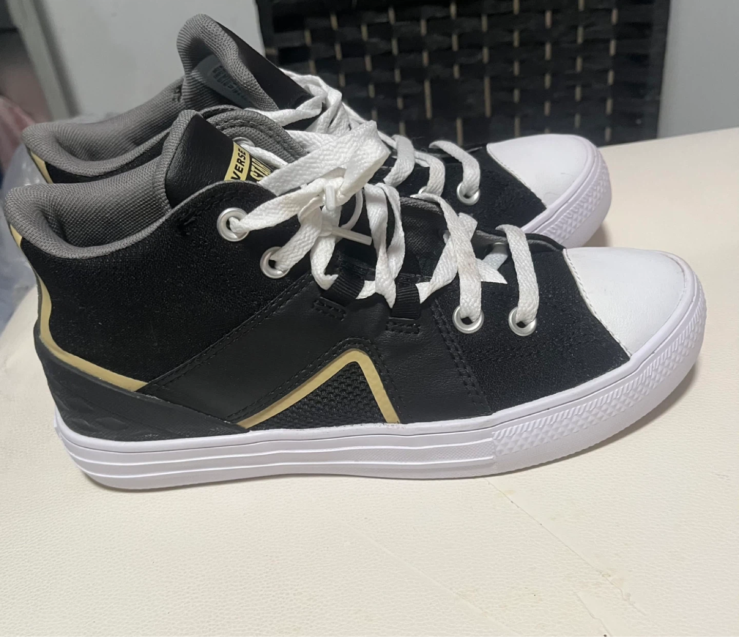 Converse All Star Sneakers - Black/White - Men's Size 8.5