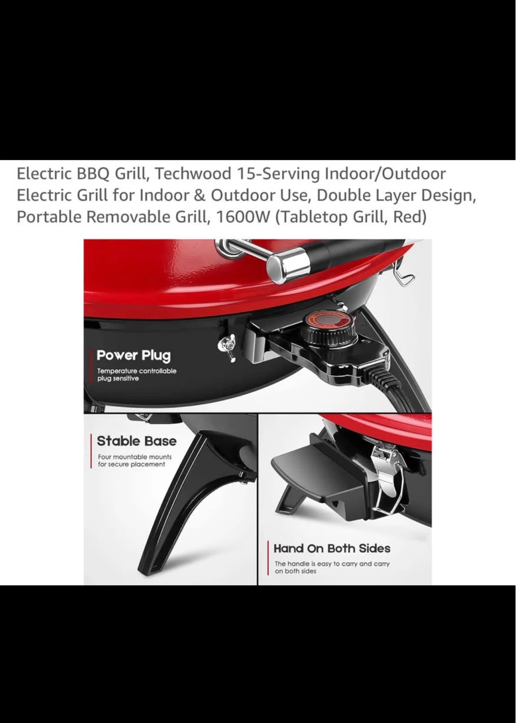 Techwood Electric BBQ Grill - photo 5