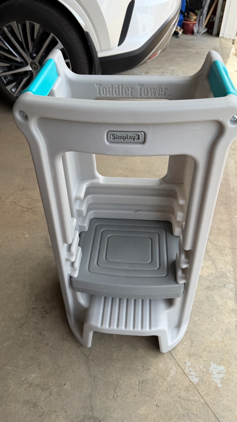 Simplay3 Toddler Tower Montessori Standing Step Stool - White - photo 3