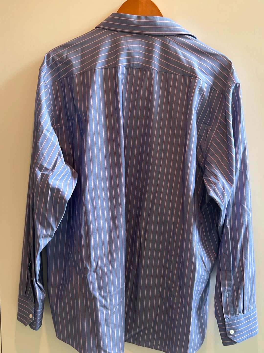 Structure Fitted Dress Shirt - Blue Stripe XL - photo 3