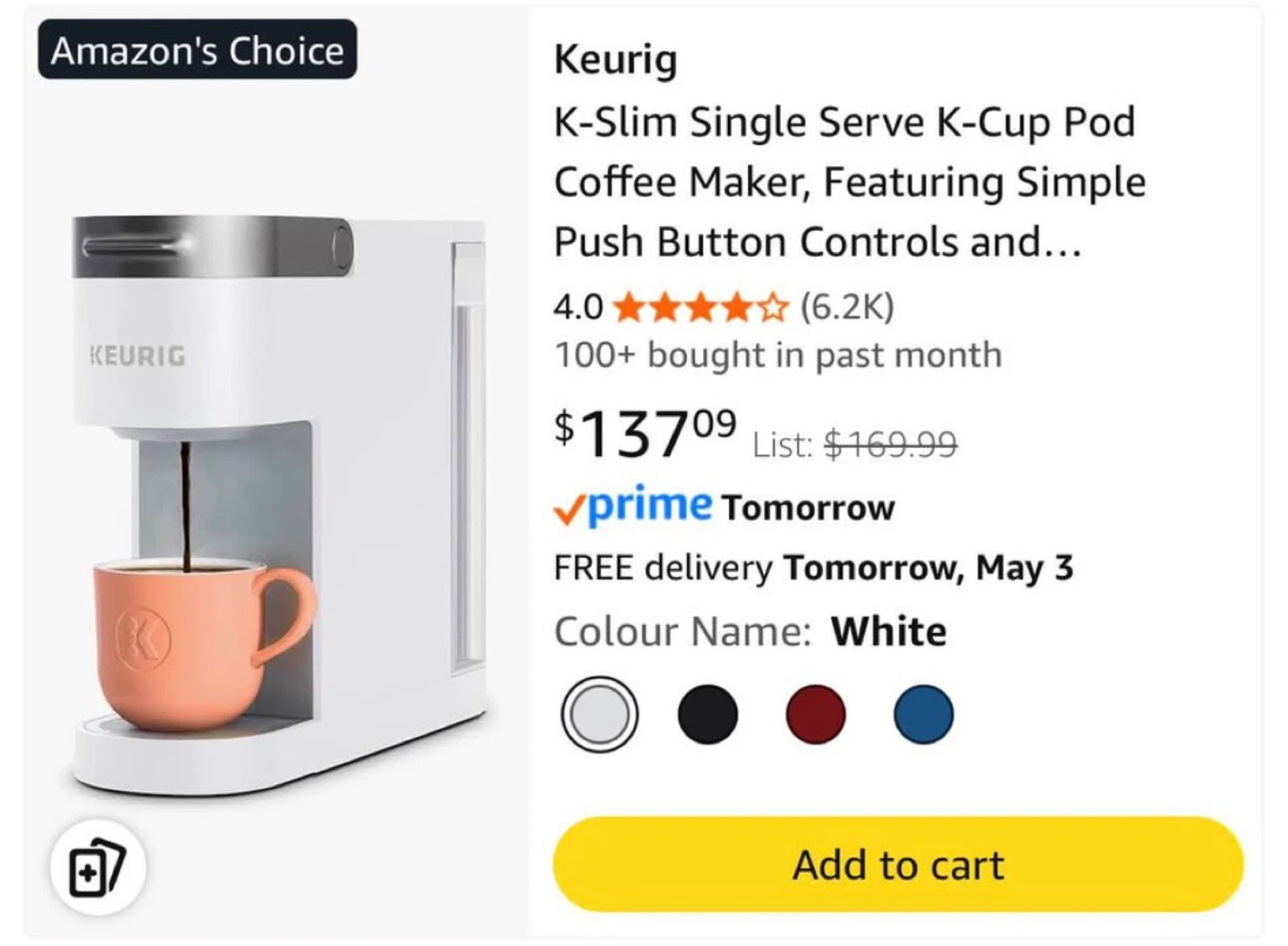 Keurig K-Slim Coffee Maker - photo 2