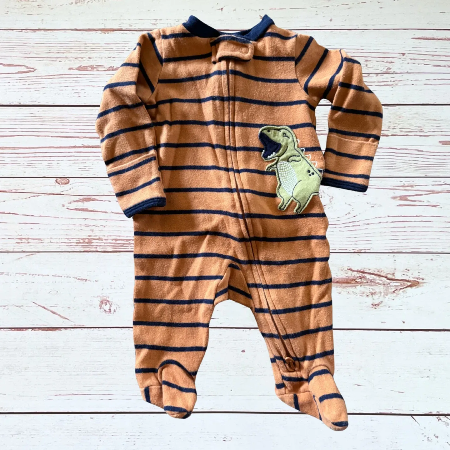 3 pc. Newborn Dinosaur Footie Pajama Bundle - photo 3