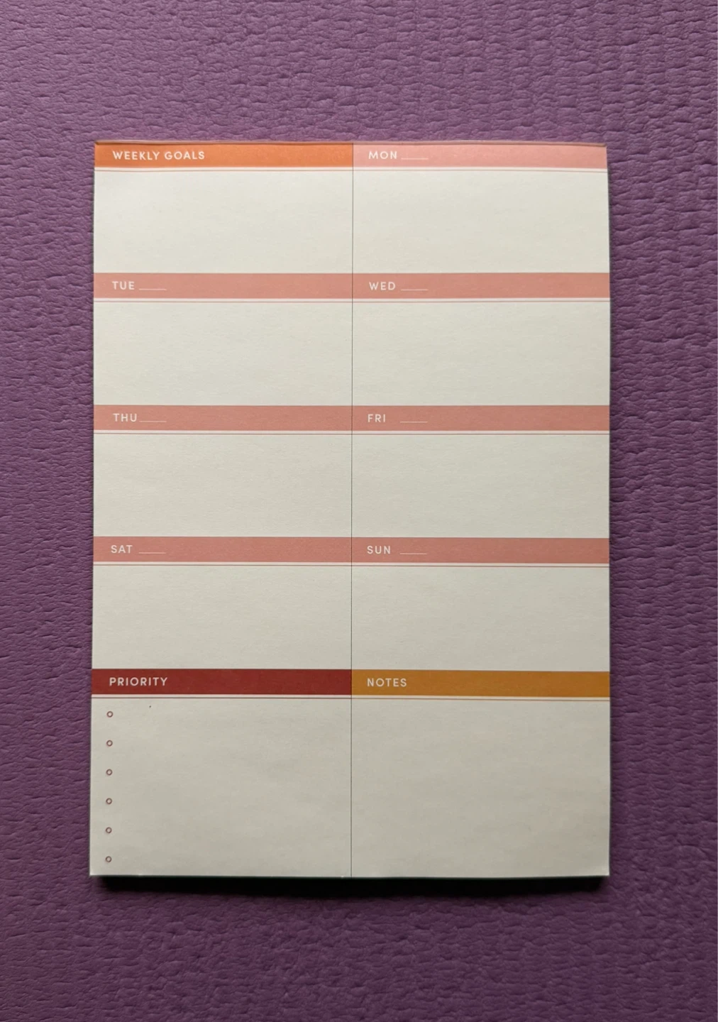 Poketo Essential Weekly Pad