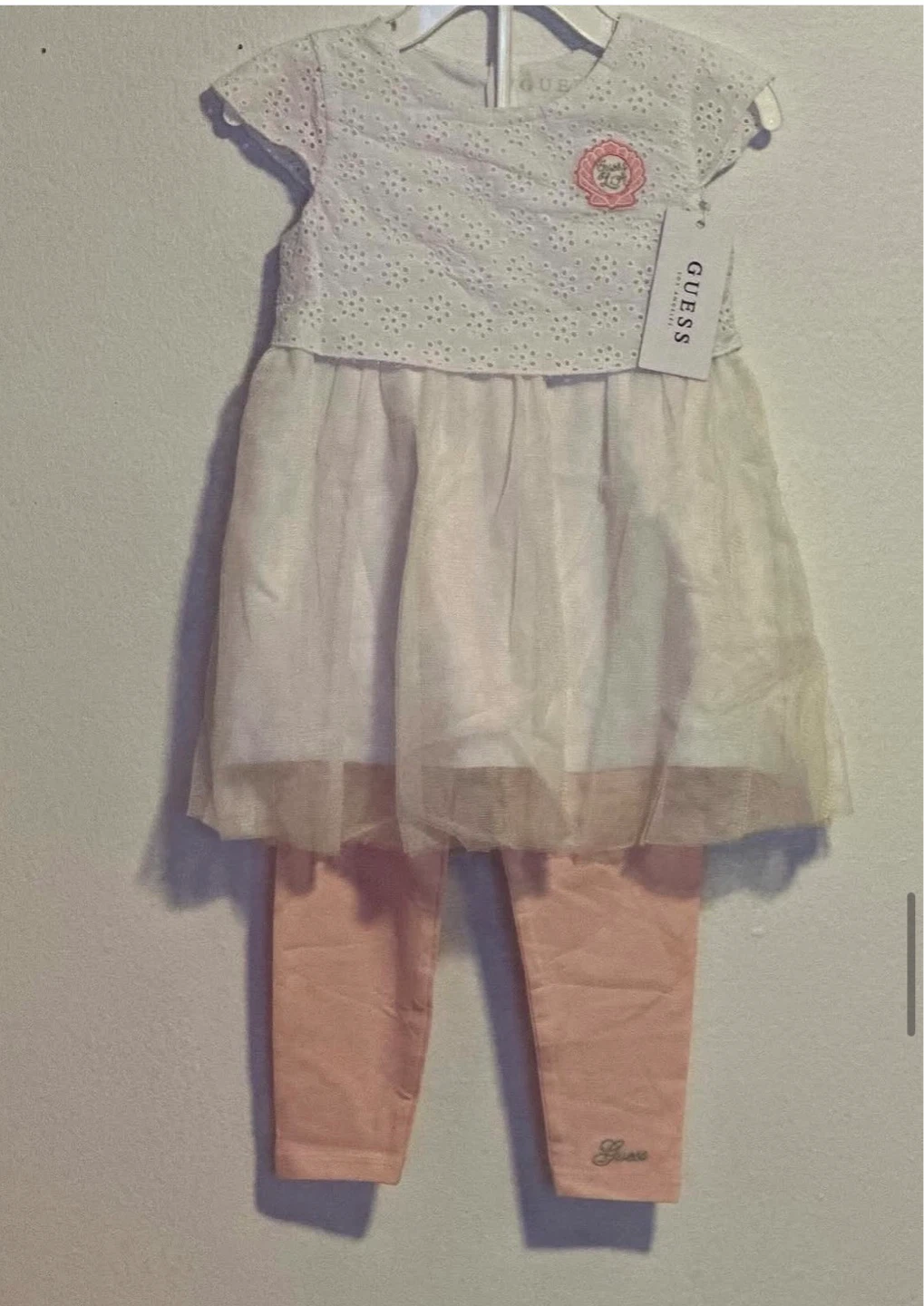 GIRLS 2PC LEGGINGS SUITE (SIZE:24 MONTHS)