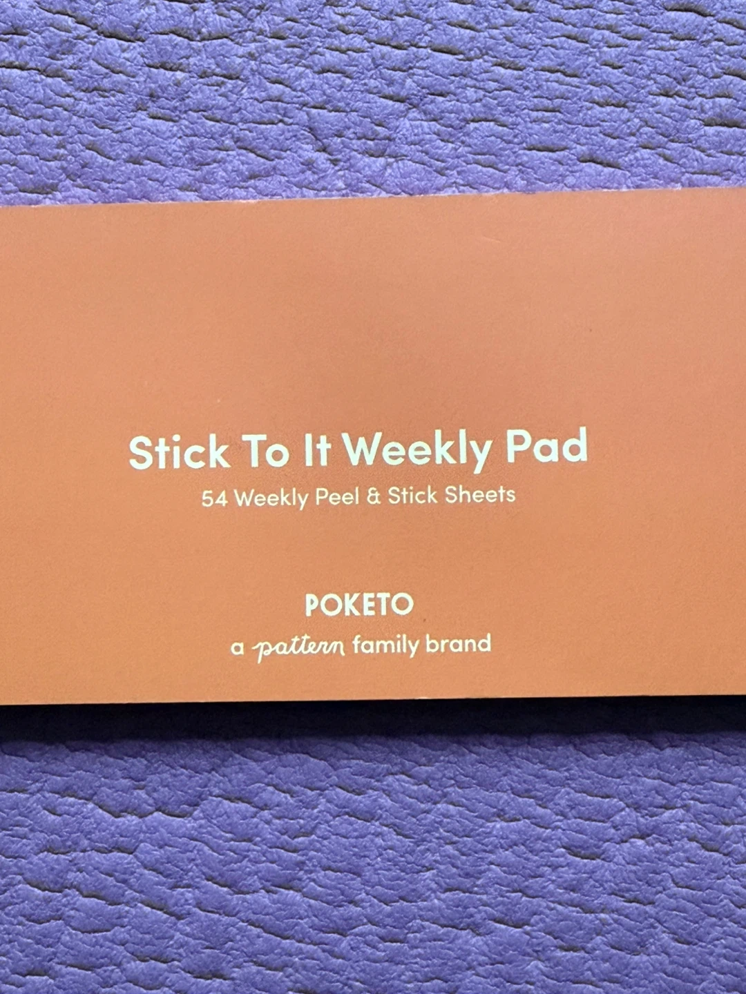 POKETO Stick To It Weekly Pad - 54 Peel & Stick Sheets - photo 3