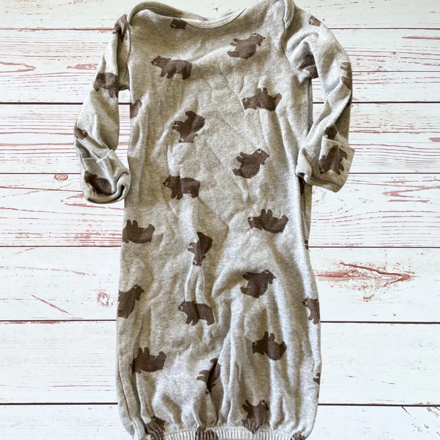 Simple Joys Newborn Long Sleeve Sleep Gown 3Pc Bundle - photo 3