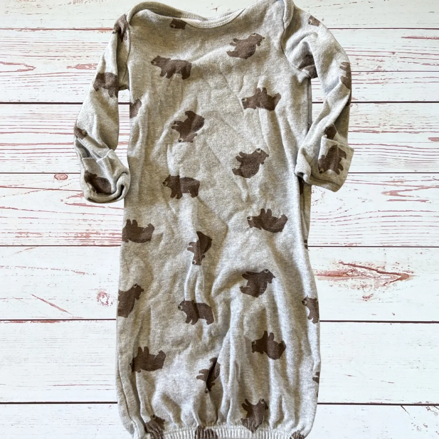 Simple Joys Newborn Long Sleeve Sleep Gown 3Pc Bundle - photo 3