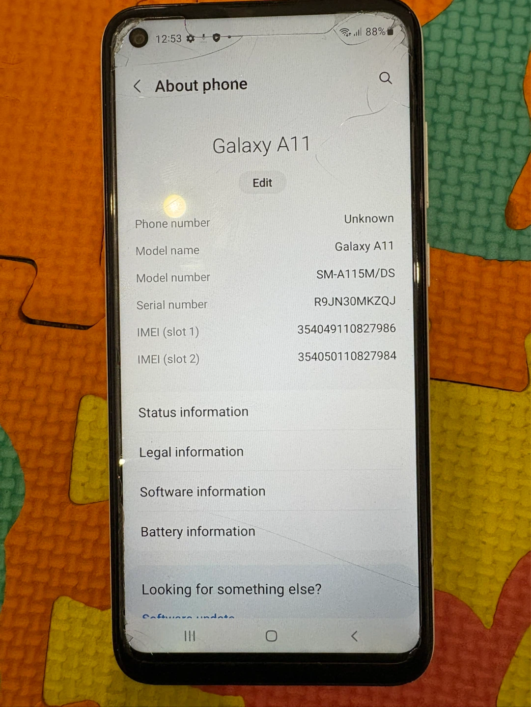 Samsung Galaxy A11 White - photo 2