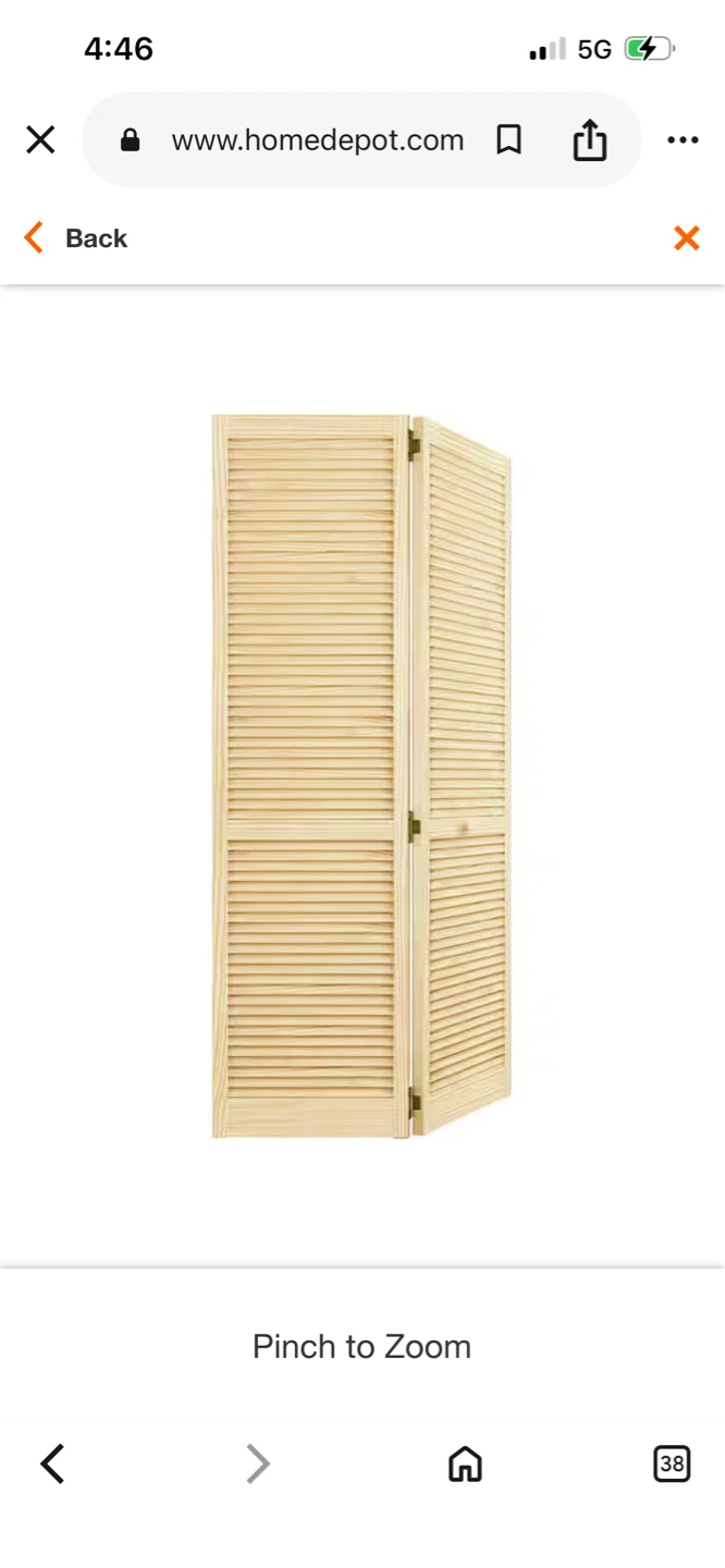 New 30 in. x 80 in. Kimberly Bay Traditional Louver door