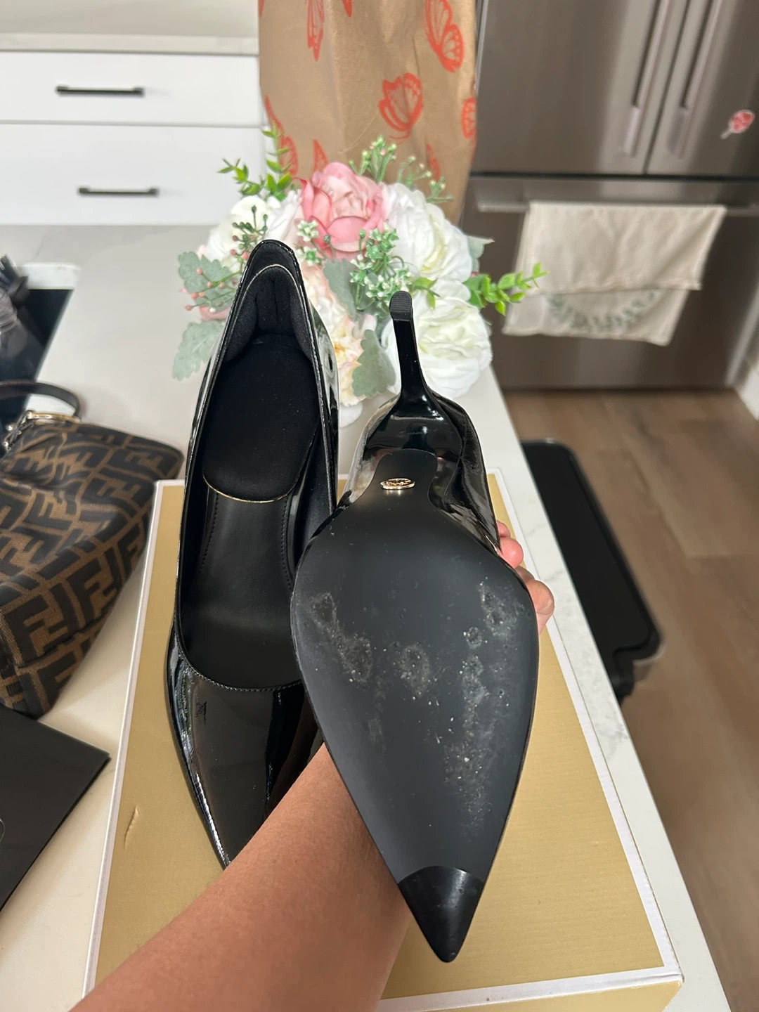 Michael Kors Keke Pump Patent Leather Heels - photo 4
