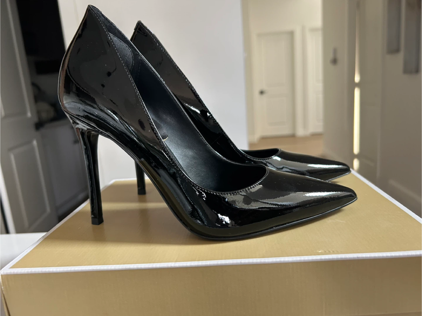 Michael Kors Keke Pump Patent Leather Heels - photo 2