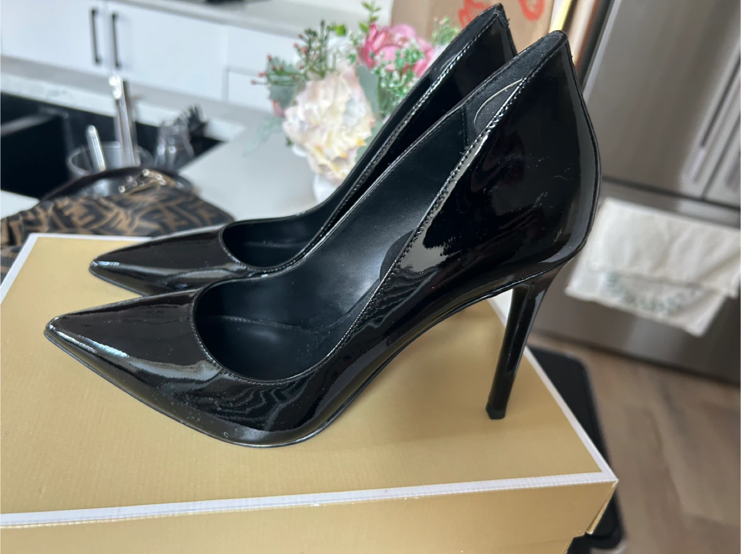 Michael Kors Keke Pump Patent Leather Heels
