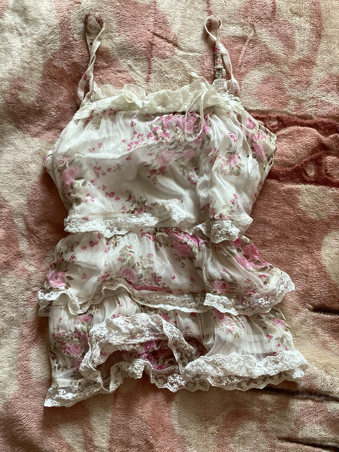Nonna’s Handmade Floral Camisole