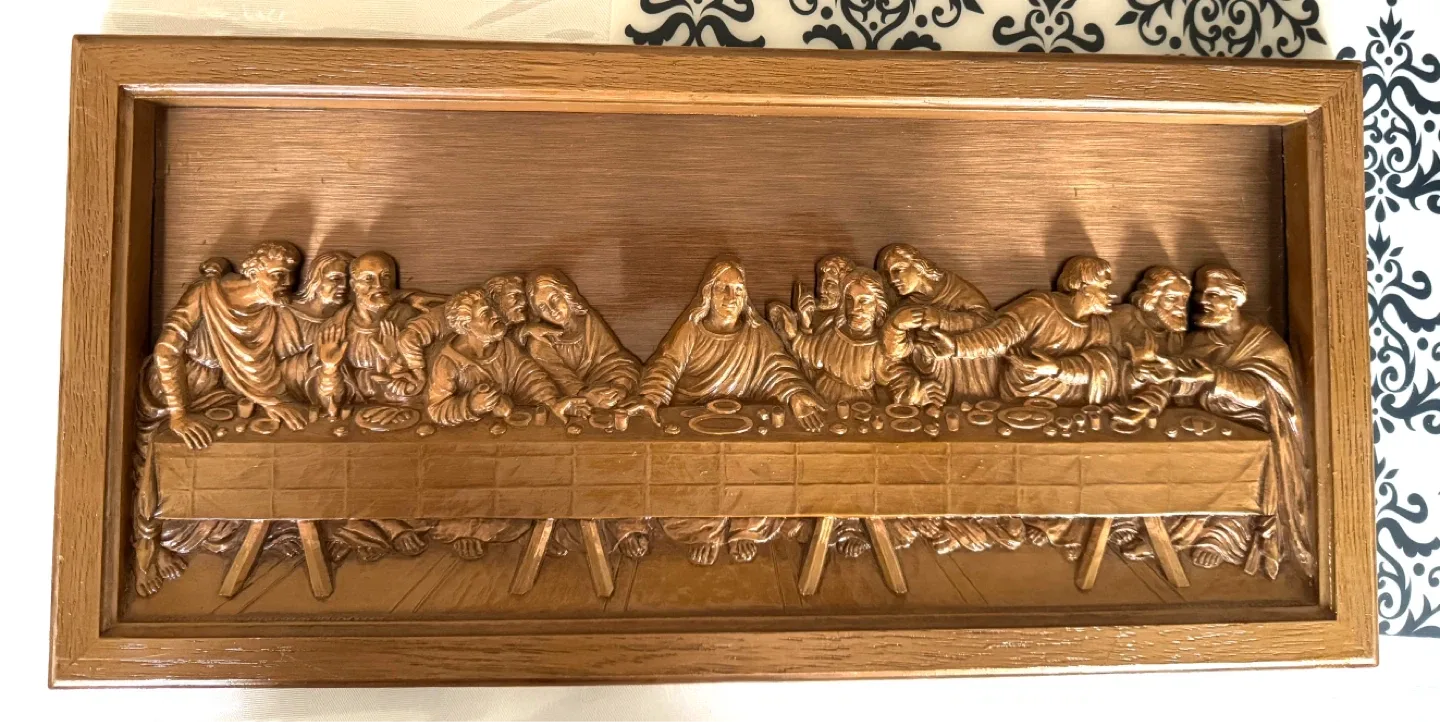 Wooden "The Last Supper" Wall Art