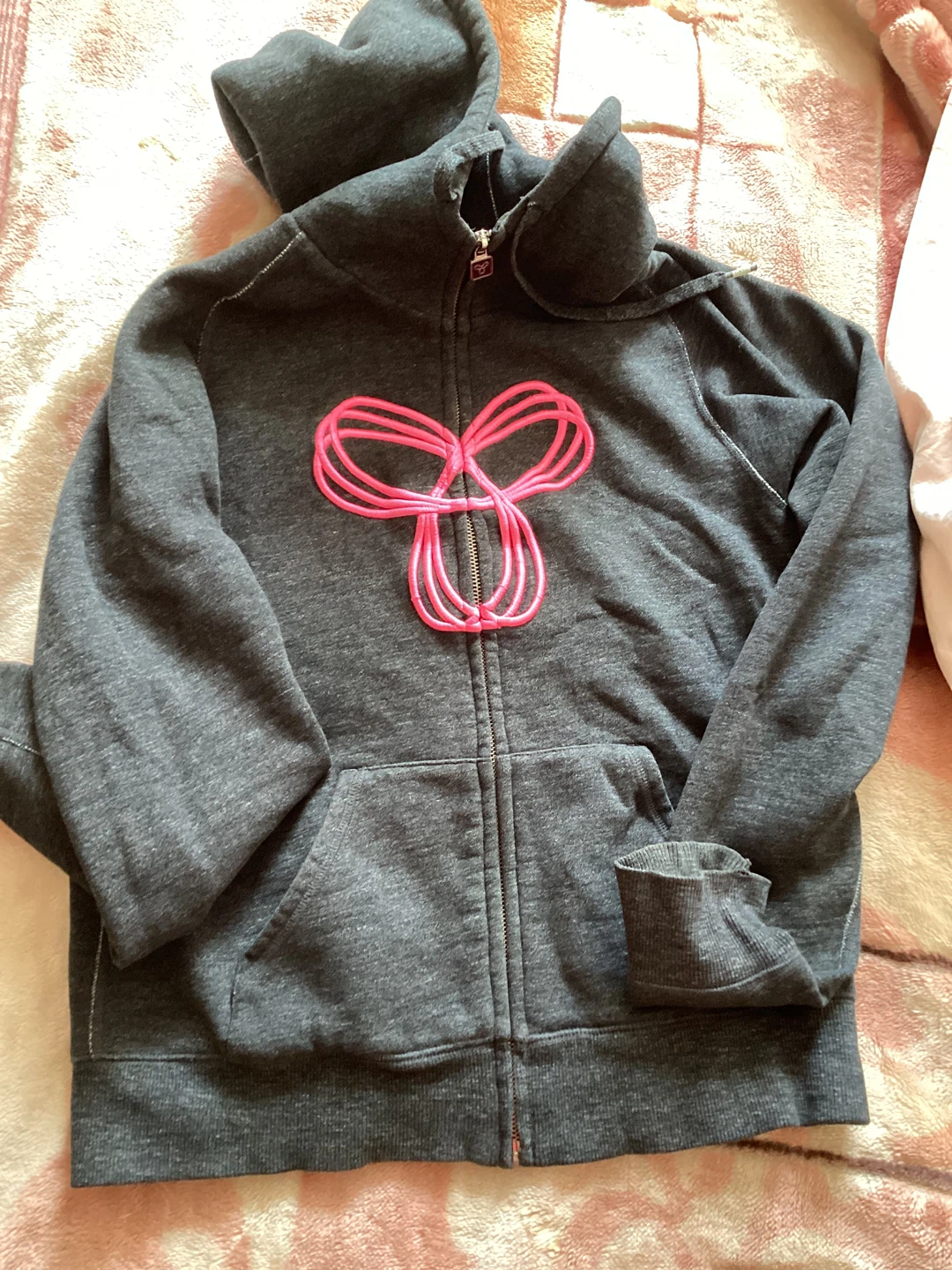 Tna Hoodie Zip-Up Grey Size Medium