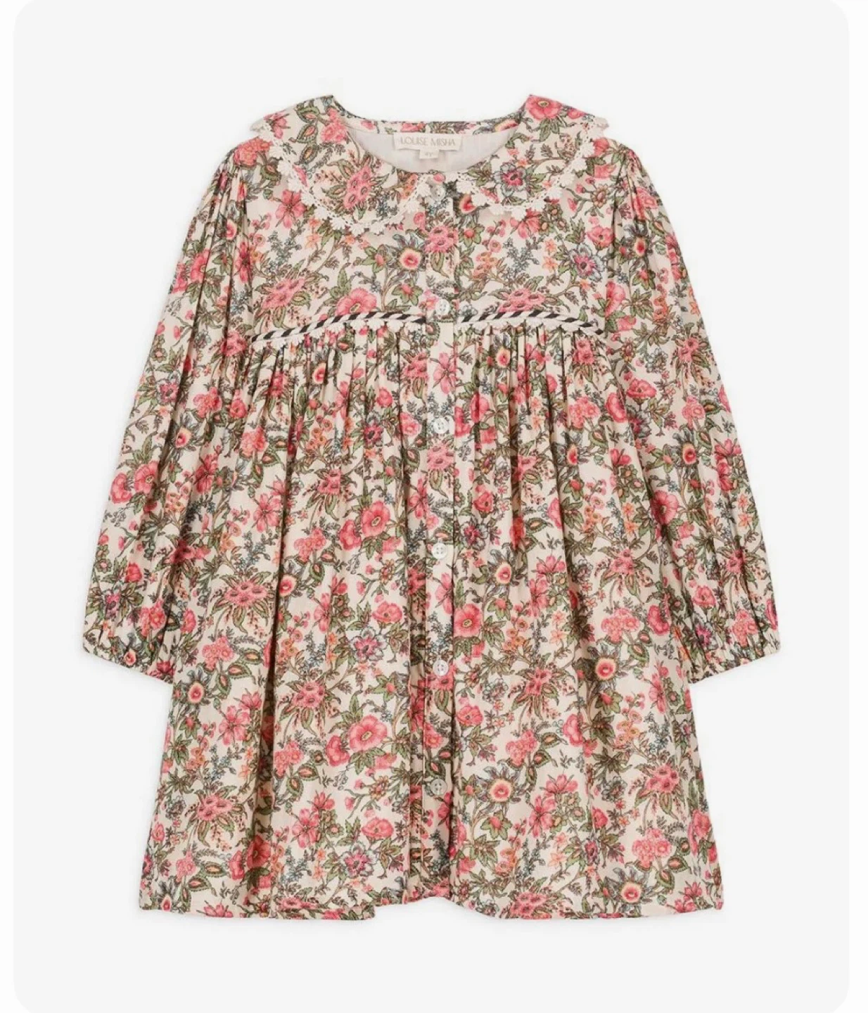 Louise Misha Marlotta Dress - Ivory Enchant Fields - Size 4Y - photo 3