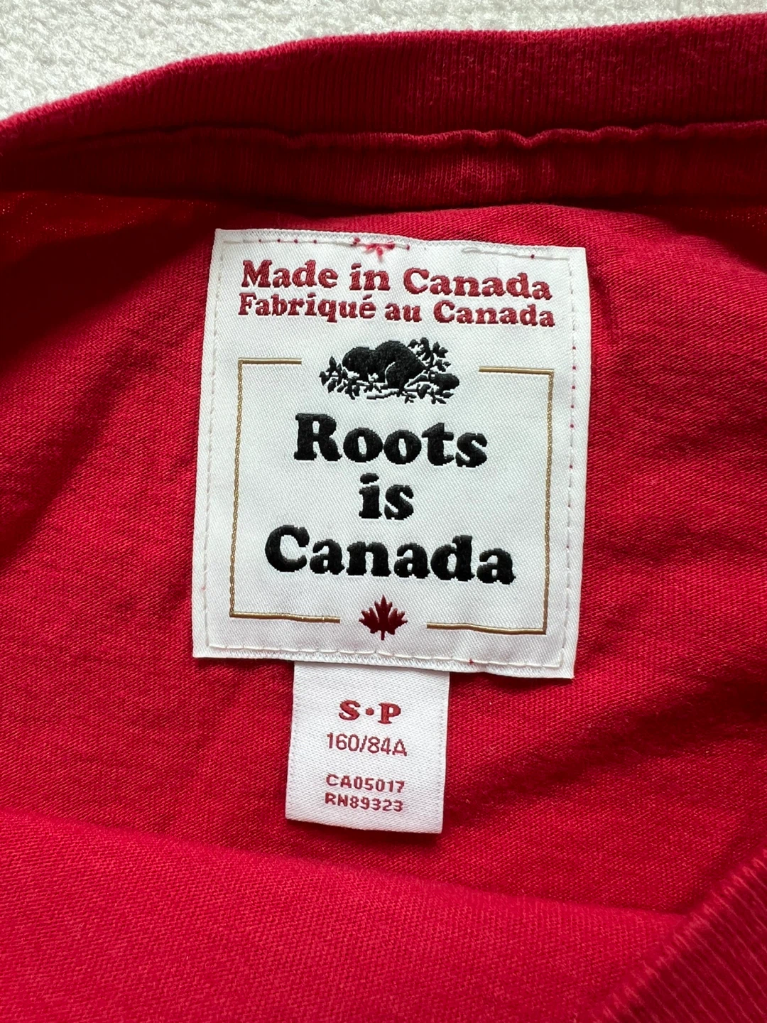 Roots is Canada Red T-Shirt Size S.P - photo 2