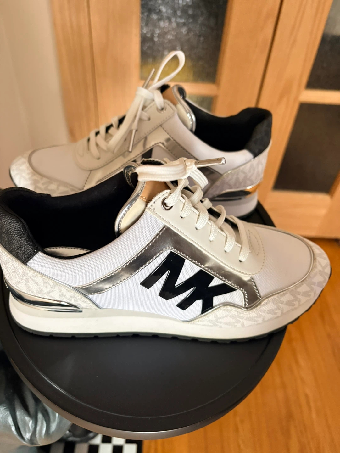 Michael Kors Women's White & Silver Sneakers - photo 2