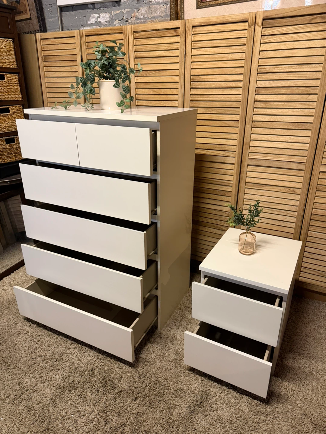 IKEA Dresser and Nightstand - photo 4