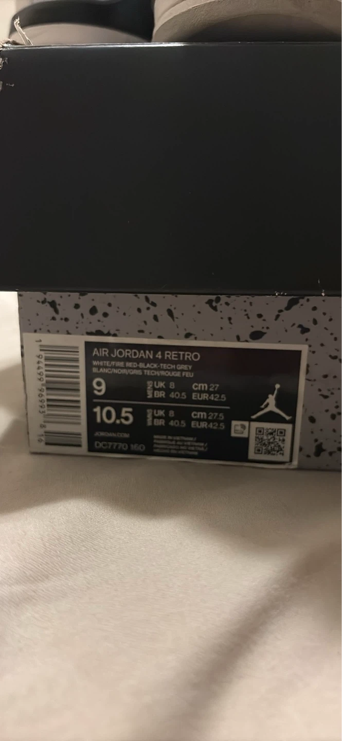 Air Jordan 4 retro ( fire red ) - photo 3