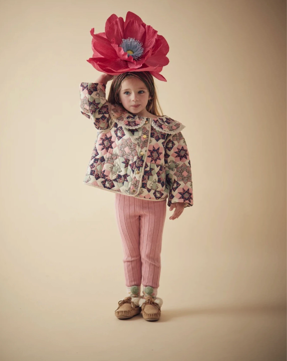 Louise Misha Quilted Patchwork Jacket - Girls Size 5 - photo 4