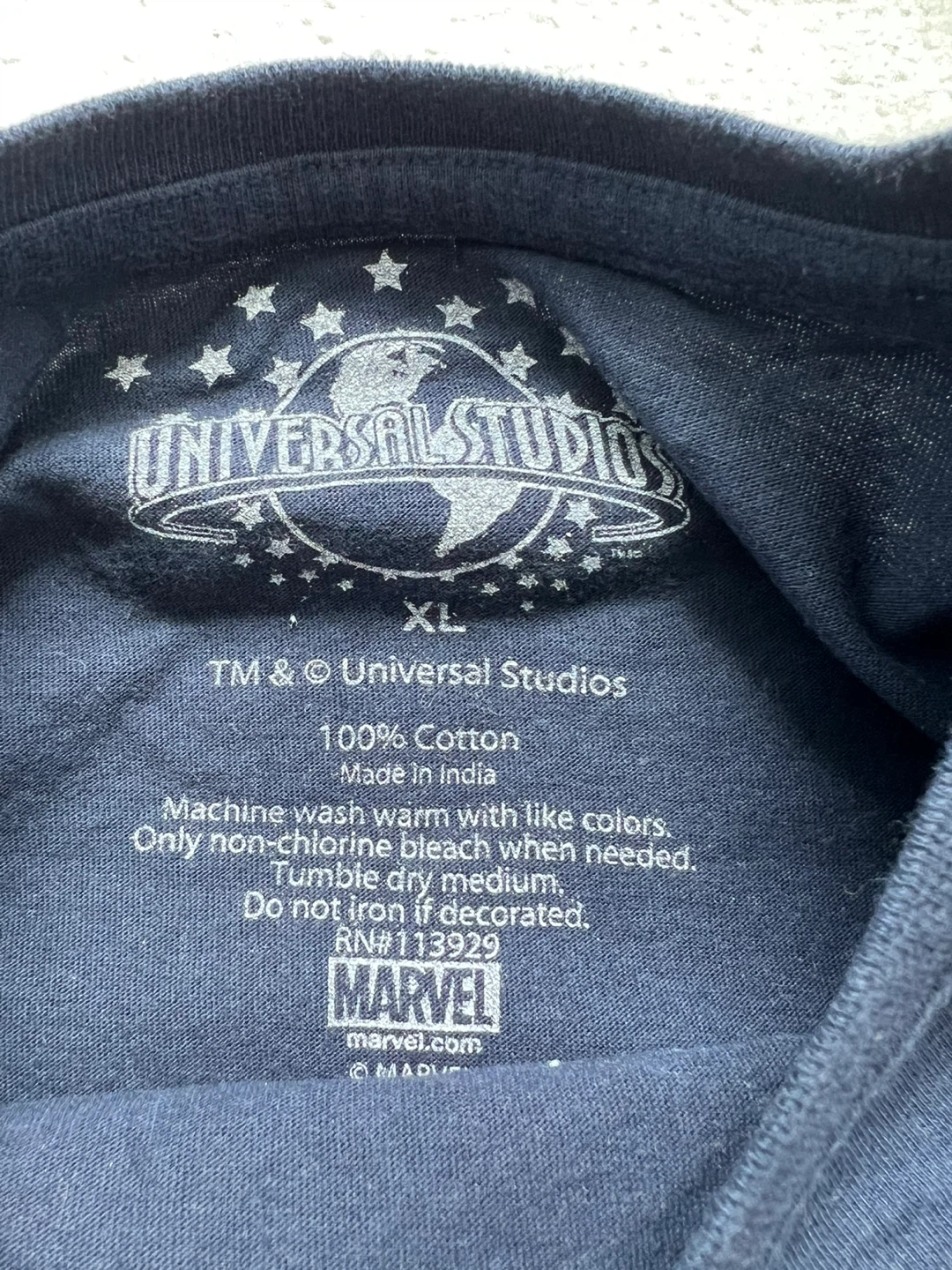 Marvel Captain America T-Shirt - Size XL Universal Studios - photo 2