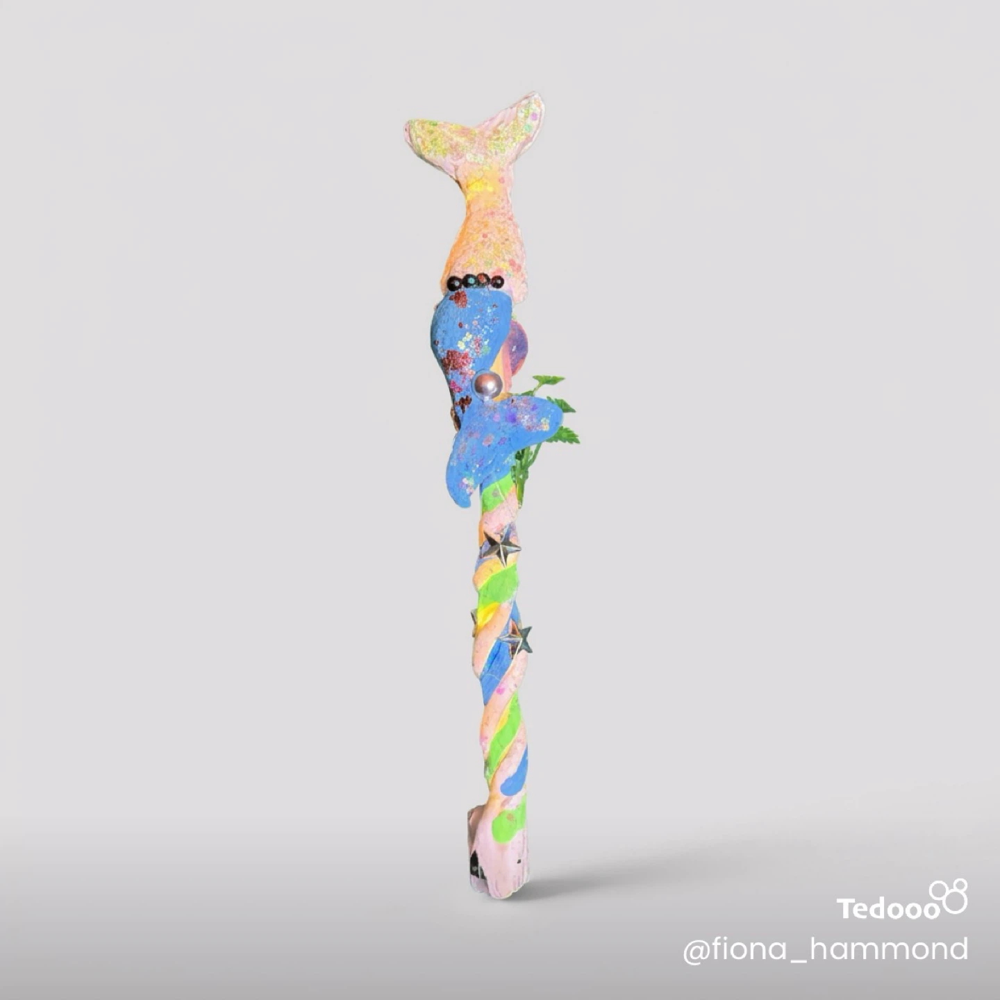 Handmade Mermaid Wand - photo 2