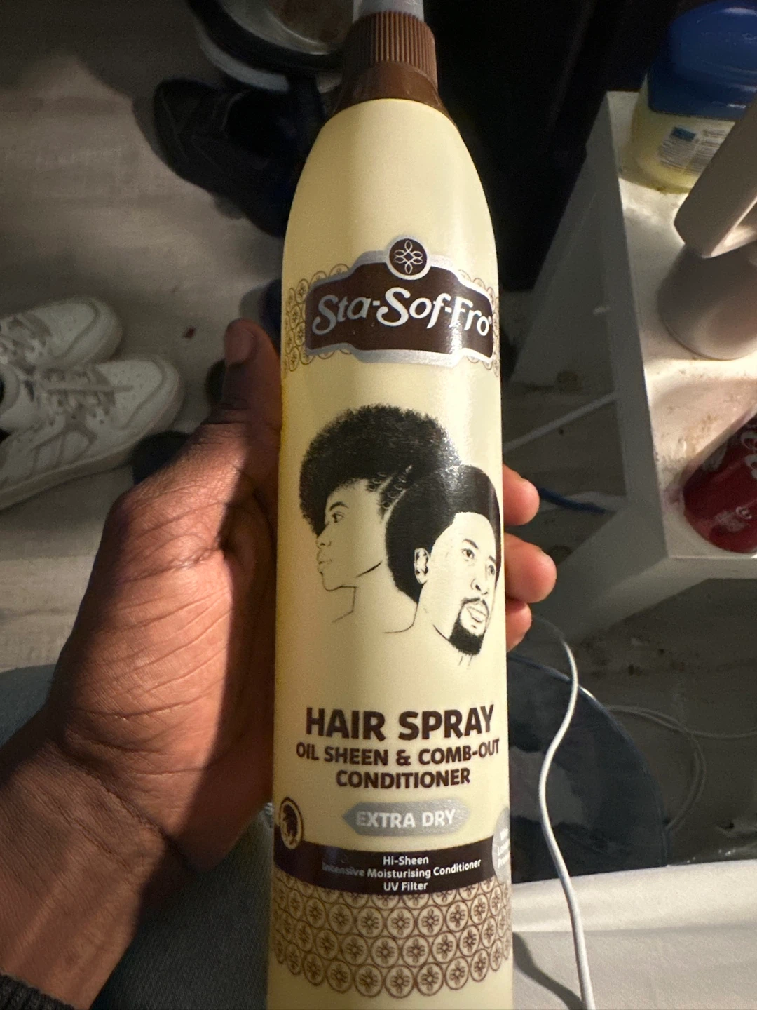 Sta-Sof-Fro Hair Spray Oil Sheen & Comb-Out Conditioner - photo 2