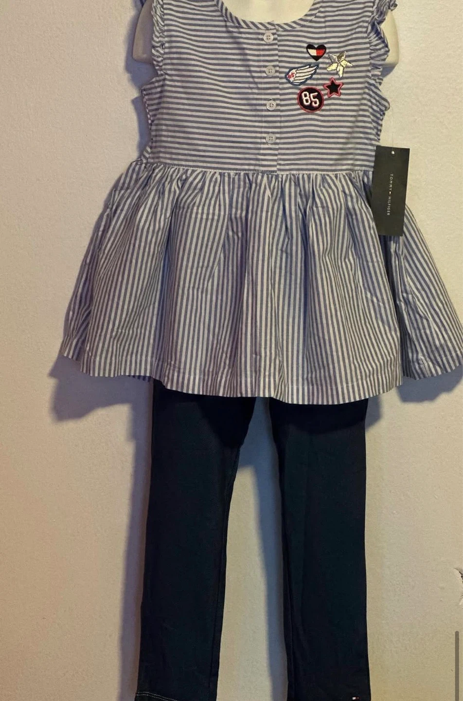 GIRLS 2PC LEGGINGS SUITE(SIZES:4T & 6)