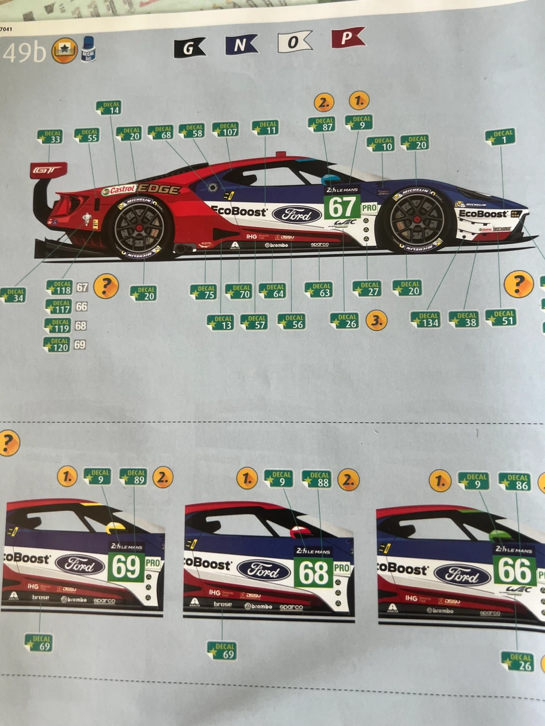 Revell Ford GT Le Mans 2017 Model Kit 1:24 Scale - photo 2