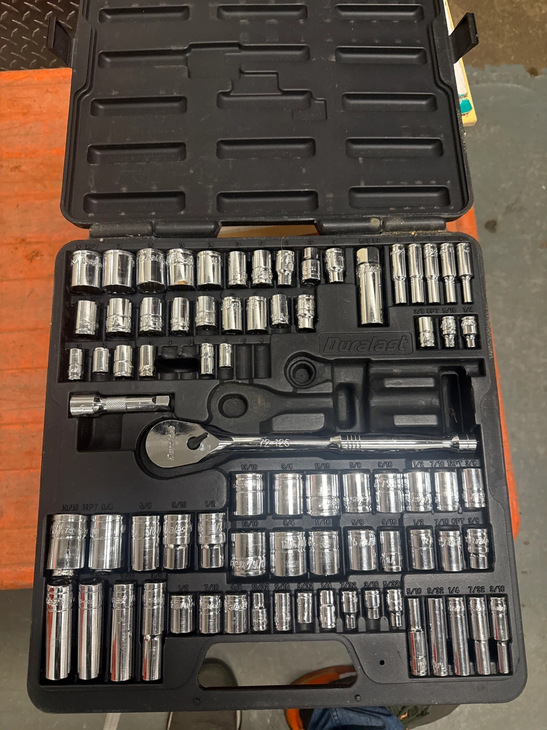 Duralast Socket Set with Ratchet