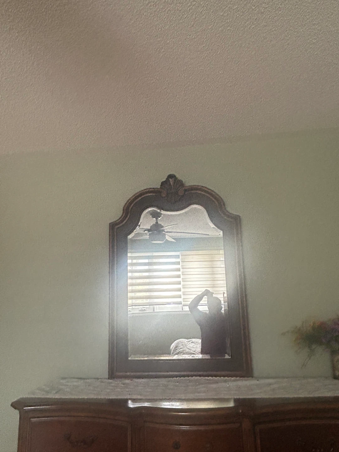 Ethan Allen Ornate Wall Mirror