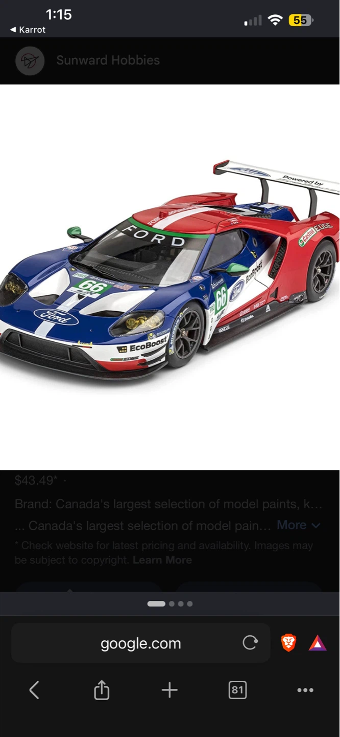 Revell Ford GT Le Mans 2017 Model Kit 1:24 Scale - photo 5