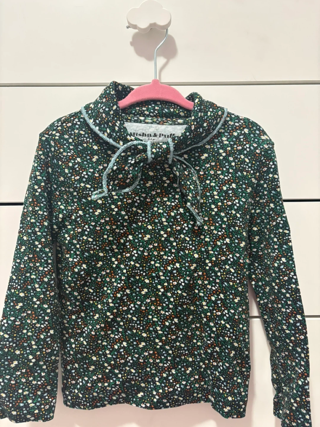 Misha & Puff Floral Long Sleeve Top - 3-4 yrs