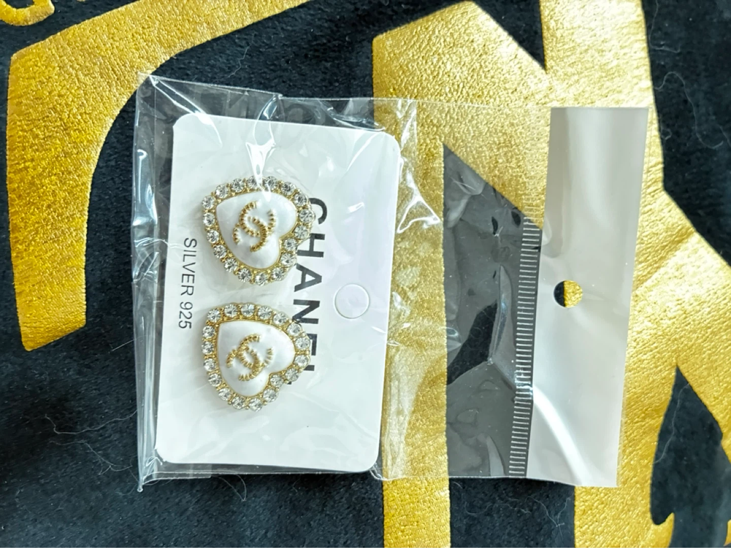 Cc Heart jewelry Earrings