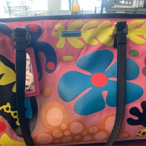 Sprayground Pink Floral Tote Bag