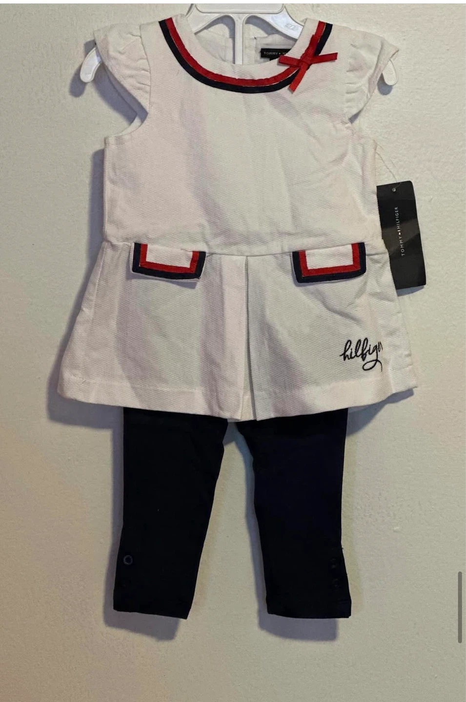 GIRLS 2PC LEGGINGS SUITE (SIZE:18 MONTHS)