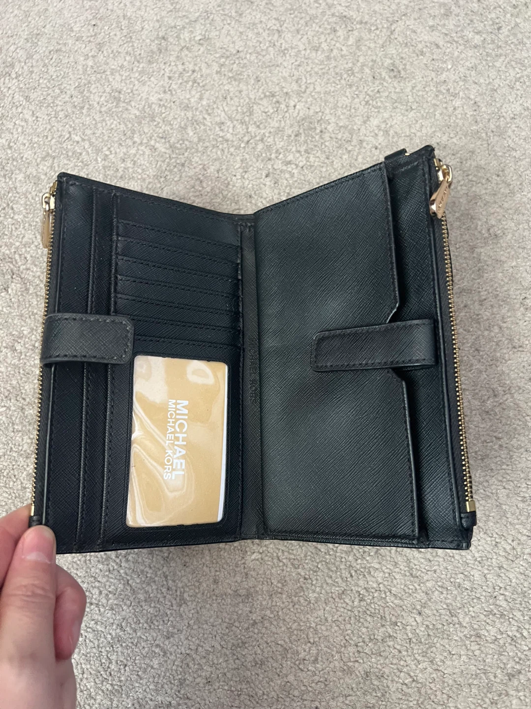 Michael Kors Black Saffiano Leather Wristlet Wallet - photo 4