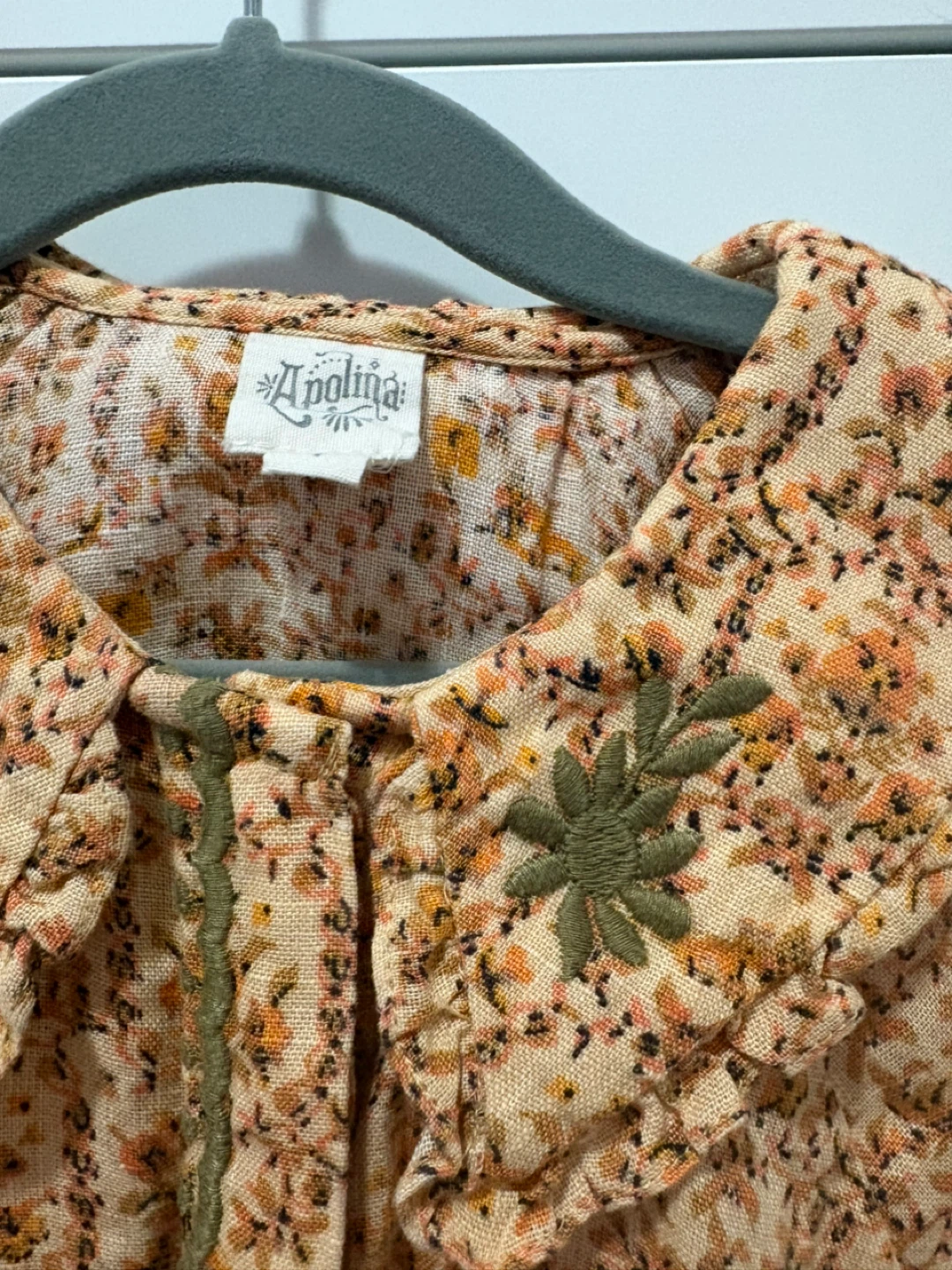 Apolina floral print ruffled blouse and shorts set - photo 2