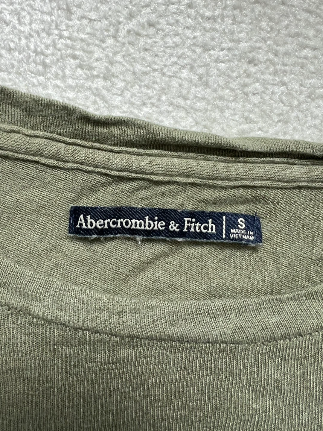 Abercrombie & Fitch Green Pocket T-Shirt - Size S - photo 2