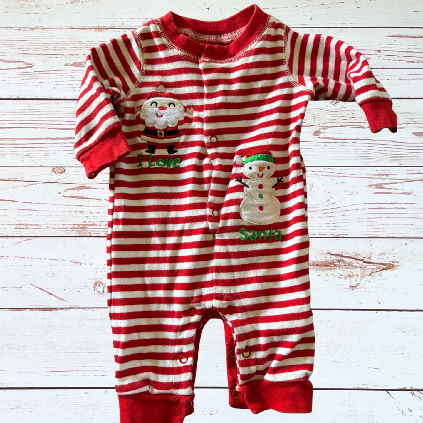 0-3 Month Baby Boy Christmas Pajama Bundle - photo 4