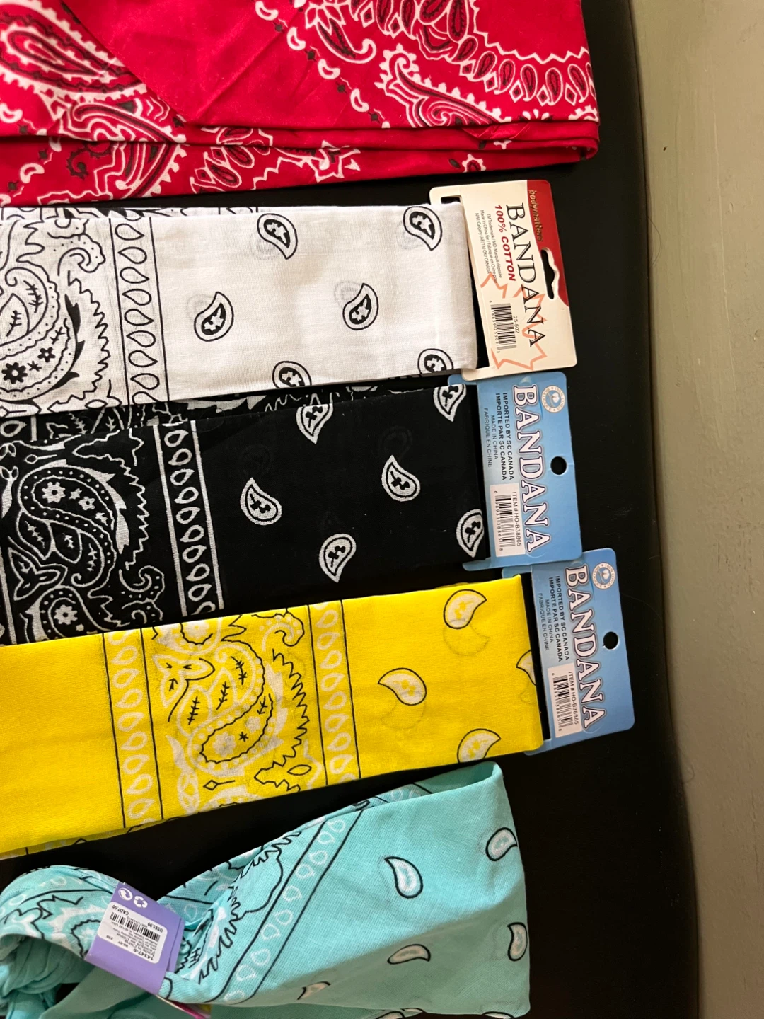 NEW $5 each Paisley Bandanna 100% Cotton - photo 2