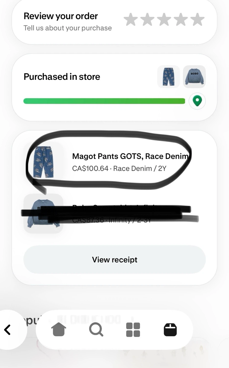 Konges Sløjd Magot Pants GOTS, Race Denim, 2Y - photo 4