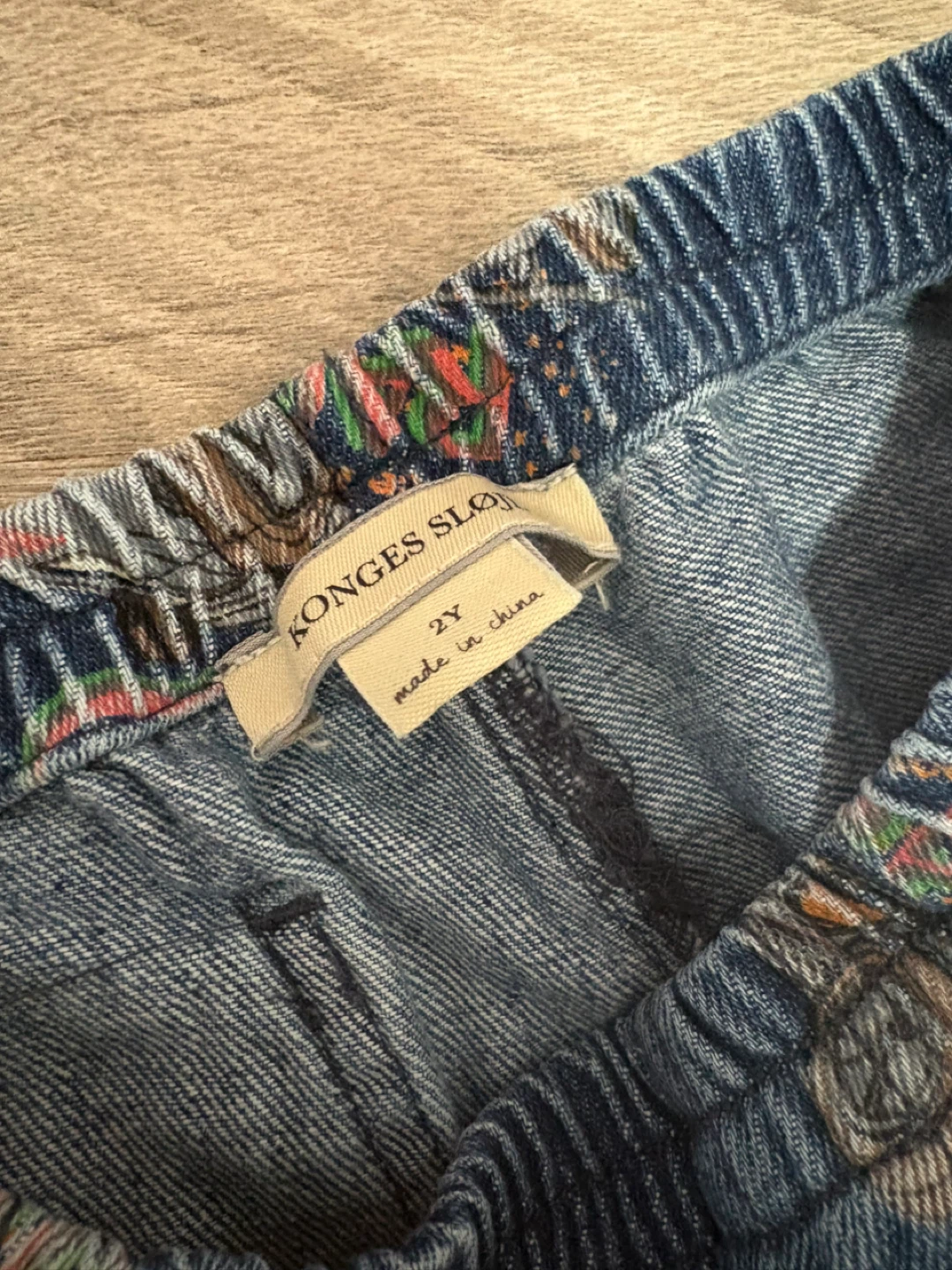 Konges Sløjd Magot Pants GOTS, Race Denim, 2Y - photo 2
