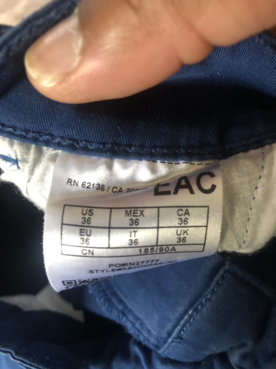 Blue Shorts - Size 36 - photo 2