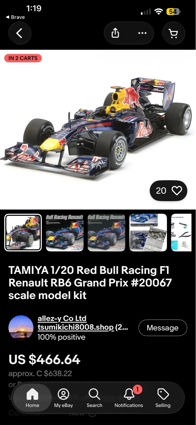 Red Bull Racing Renault RB6 and upgrade kit Model Kit - photo 4