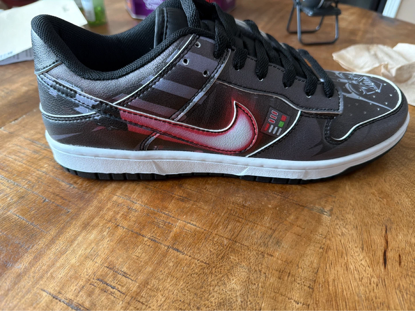 Nike Dunk Low Star Wars Darth Vader Shoes - photo 2