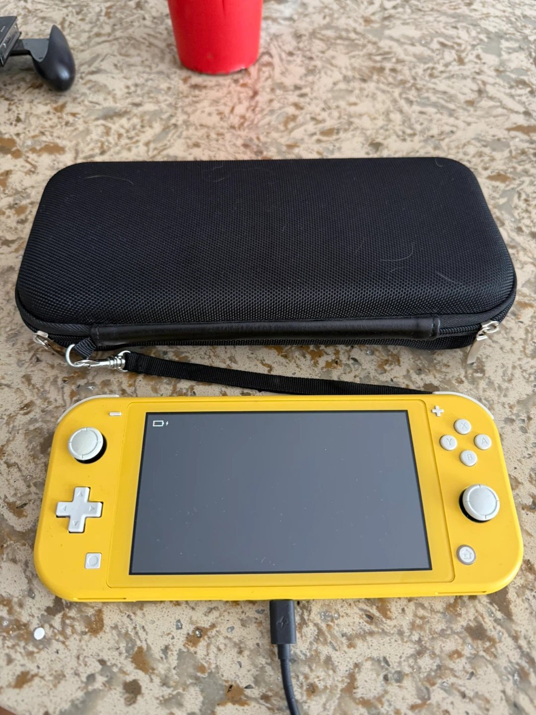 Nintendo Switch Lite Yellow with Carrying Case