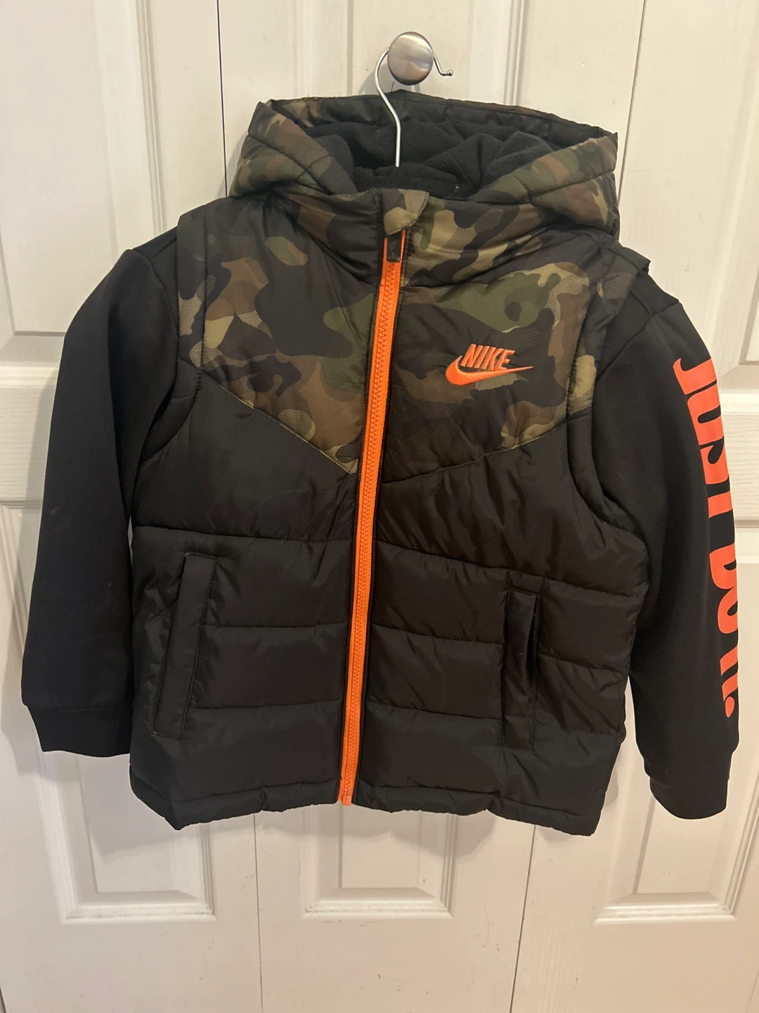 Nike Kids Puffer Jacket with Hoodie